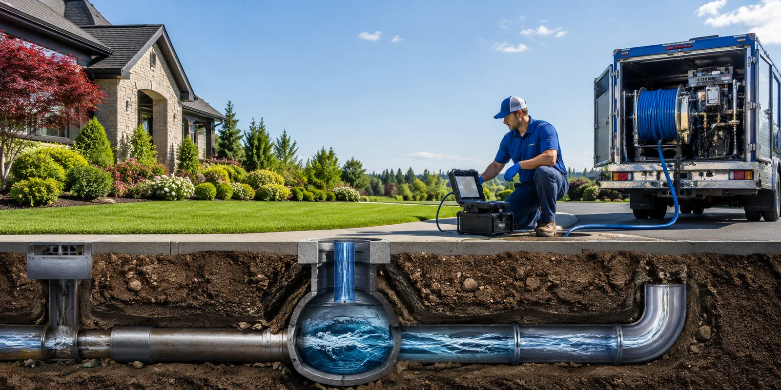 Drainage restoration information for Calverton, NY